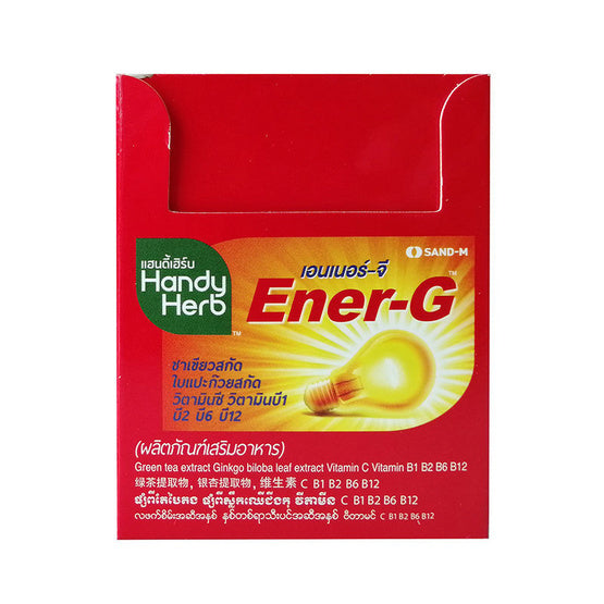 Травяные капсулы "Ener-G" тонизирующие 12 саше*2 капсулы