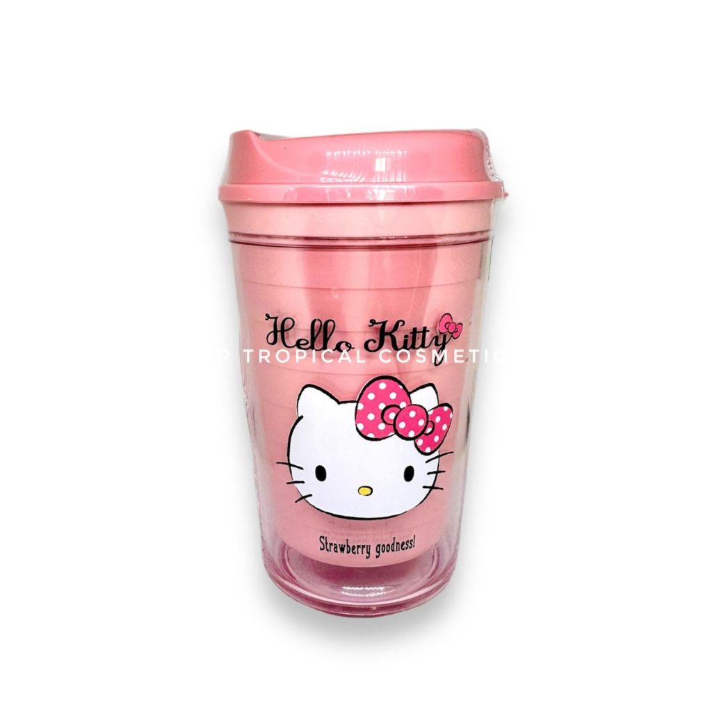 Пластиковая кружка "Hello Kitty" с двойными стенками 450 мл.