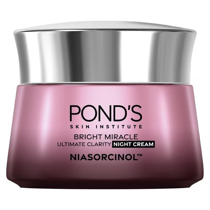 POND'S Bright Miracle Ultimate Clarity Night Cream Niasorcinol 45 g.. Ночной крем с Ниасорцинолом для выравнивания тона кожи и придания сияния 45 гр.