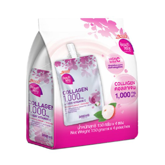 Sappe Beauti Jelly Collagen 150 g.*4 pouches Collagen jelly 150 g.*4 sachets