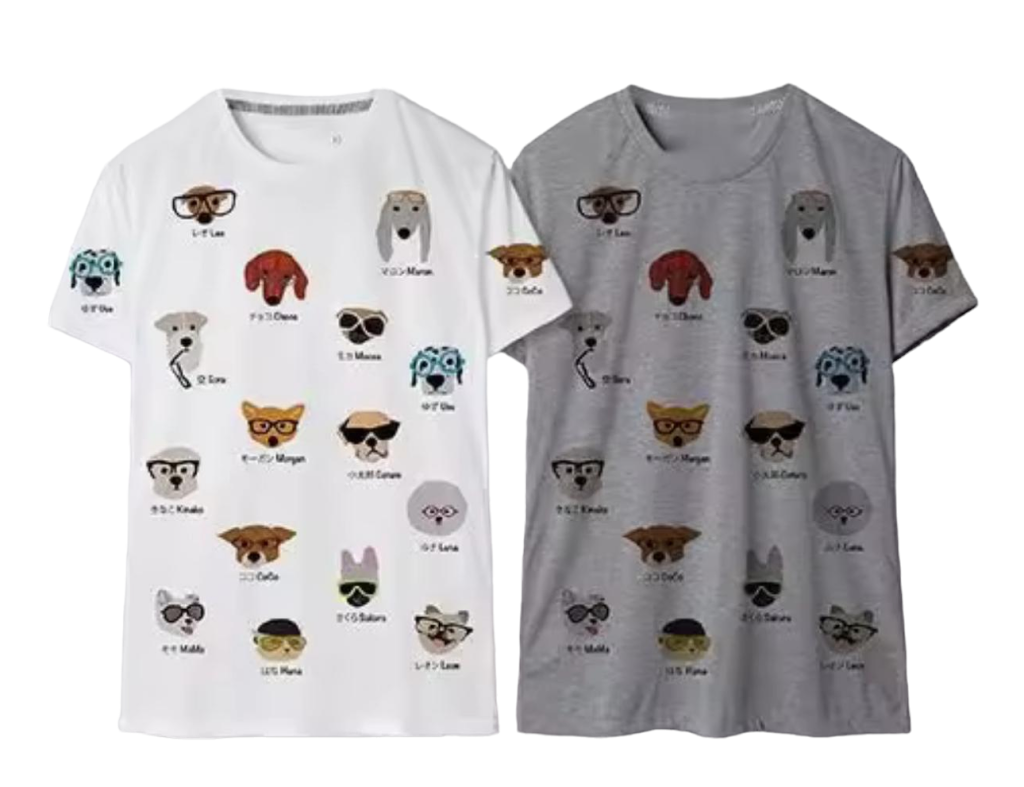 T-Shirts Футболка с тайским принтом в ассортименте