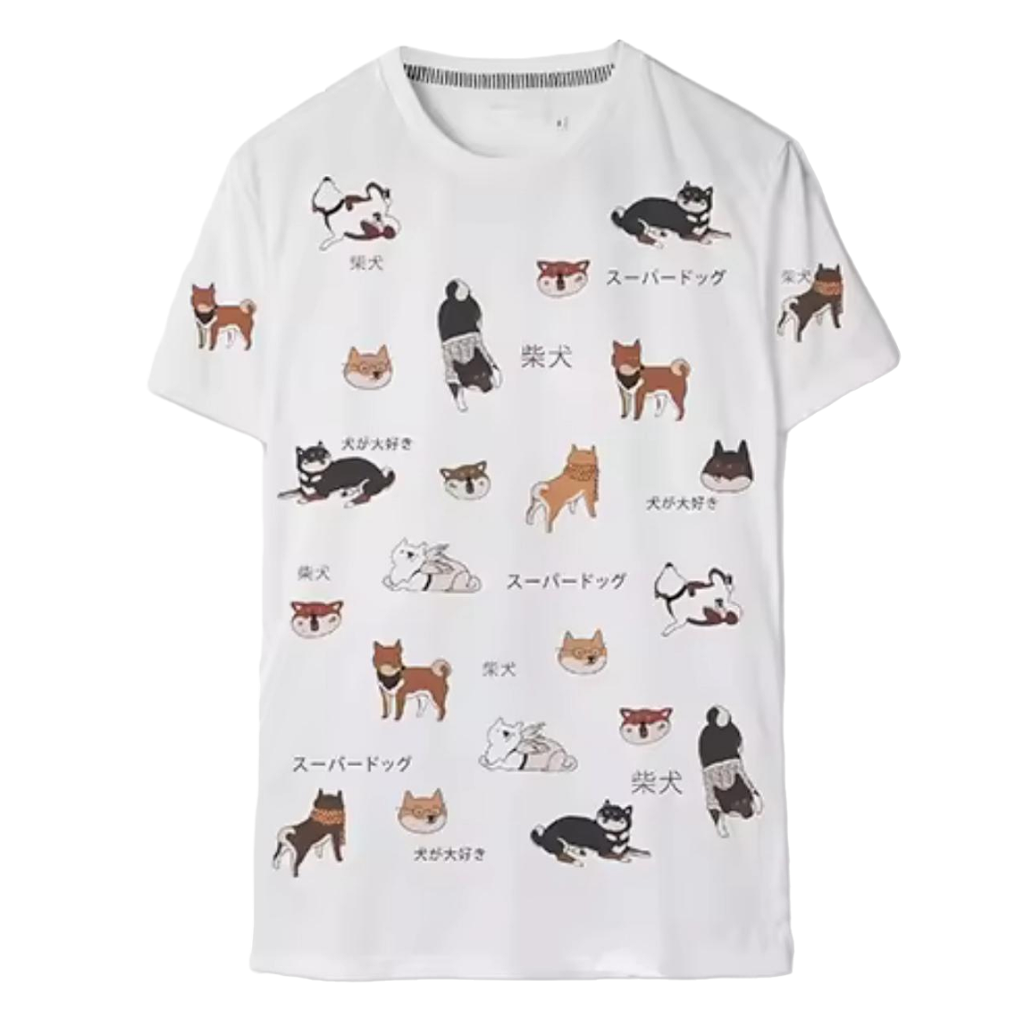 T-Shirts Футболка с тайским принтом в ассортименте