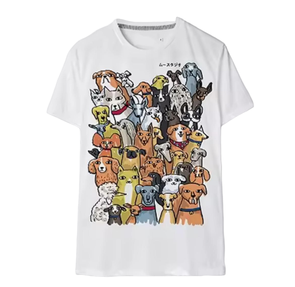 T-Shirts Футболка с тайским принтом в ассортименте