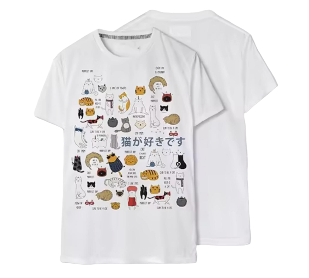 T-Shirts Футболка с тайским принтом в ассортименте