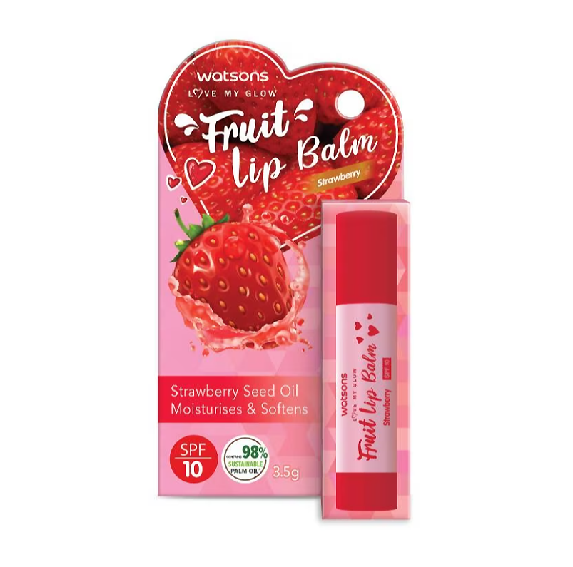 Фруктовый бальзам для губ "Клубника" SPF10 3,5 гр.